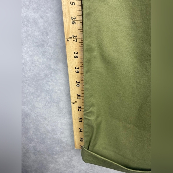 Talbots Relaxed Chino Pants  Women's Size 16  Green  Mid-Rise - Picture 9 of 9